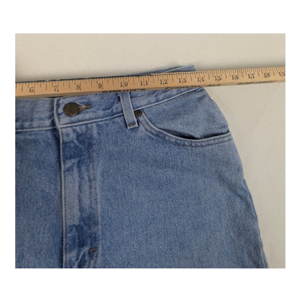 Riders by Lee Light Wash High Waisted Mom Jeans Tapered Leg Blue Denim 28x29 - Picture 13 of 14